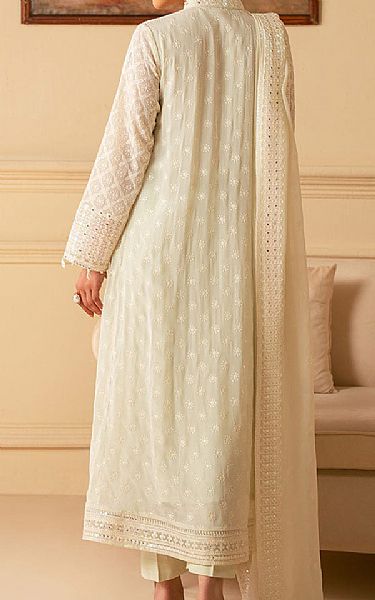 Cross Stitch Mint Chiffon Suit | Pakistani Embroidered Chiffon Dresses USA- Image 2