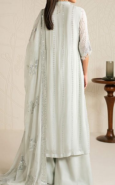 Cross Stitch Light Grey Chiffon Suit | Pakistani Embroidered Chiffon Dresses USA- Image 2