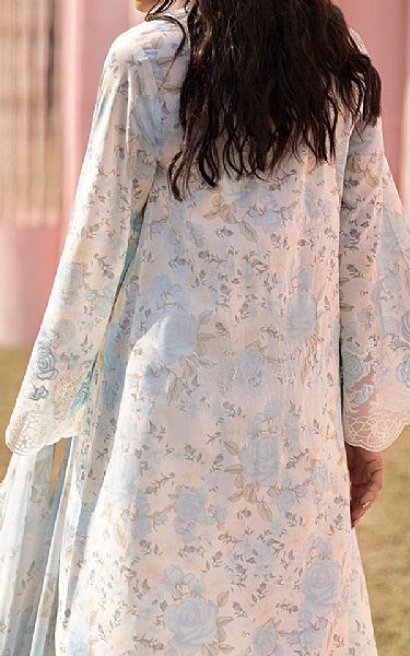 Cross Stitch Off White/Blue Lawn Suit | Pakistani Lawn Dress in USA- Image 2