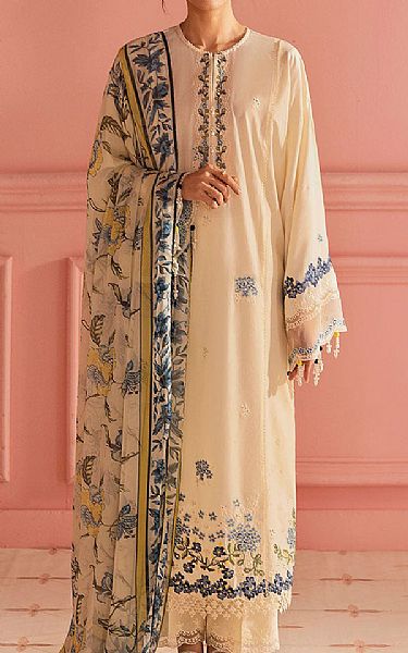 Cross Stitch Off White Lawn Suit | Pakistani Lawn Dress in USA- Image 1