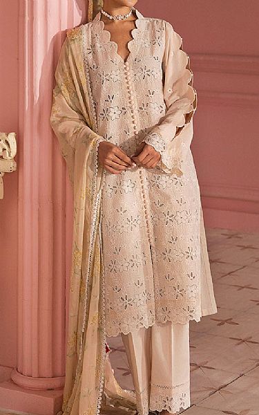 Cross Stitch Ivory Lawn Suit | Pakistani Lawn Dress in USA- Image 1