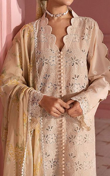 Cross Stitch Ivory Lawn Suit | Pakistani Lawn Dress in USA- Image 2
