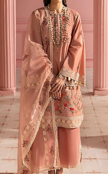 Cross Stitch Coral Lawn Suit | Pakistani Lawn Dress in USA- Image 1