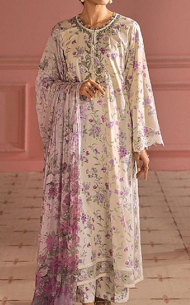 Cross Stitch Off White Lawn Suit | Pakistani Lawn Dress in USA- Image 1