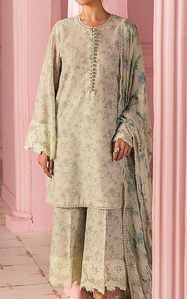 Cross Stitch Thistle Green Lawn Suit | Pakistani Lawn Dress in USA- Image 1