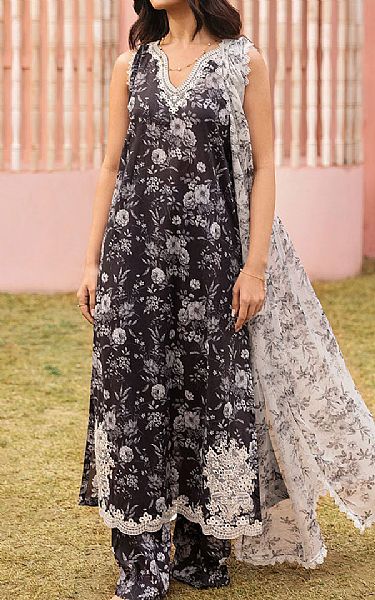 Cross Stitch Black Lawn Suit | Pakistani Lawn Dress in USA- Image 1