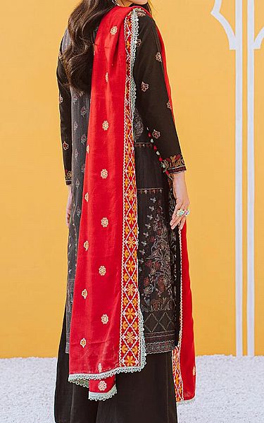 Cross Stitch Black Linen Suit | Pakistani Dresses in USA- Image 2