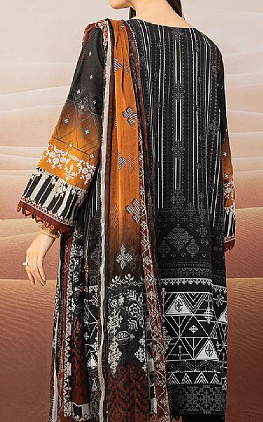 Edenrobe Black Khaddar Suit | Pakistani Winter Dresses- Image 2