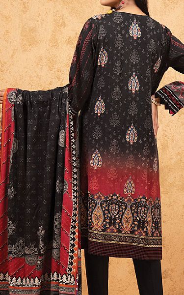 Edenrobe Black Viscose Suit | Pakistani Dresses in USA- Image 2