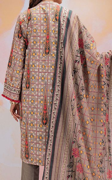 Edenrobe Beige Khaddar Suit | Pakistani Dresses in USA- Image 2