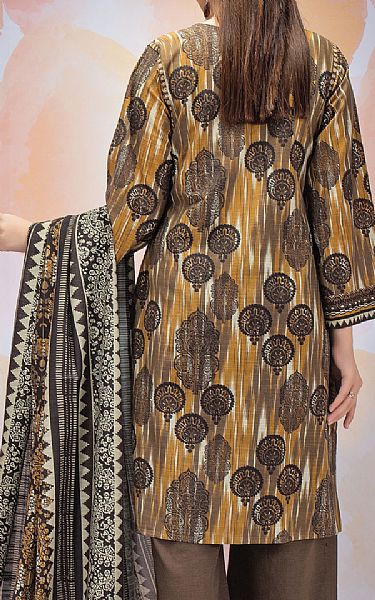 Tan/Orange Khaddar Suit | Pakistani Dresses in USA