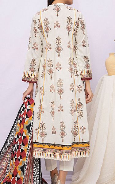 Edenrobe Off-white Khaddar Suit (2 Pcs) | Pakistani Dresses in USA- Image 2
