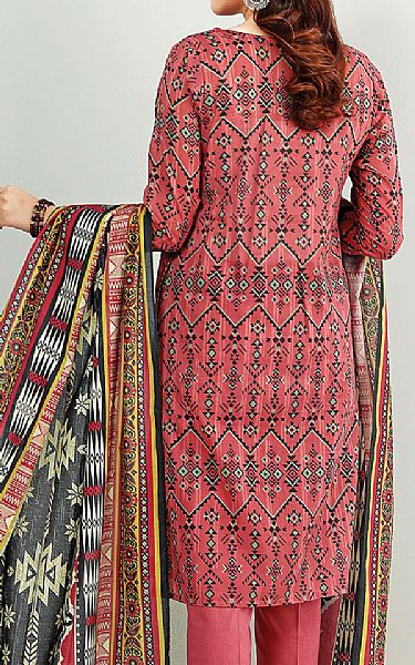 Edenrobe Brink Pink Khaddar Suit (2 Pcs) | Pakistani Dresses in USA- Image 2