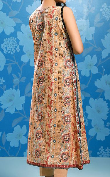 Edenrobe Beige Khaddar Suit (2 Pcs) | Pakistani Dresses in USA- Image 2