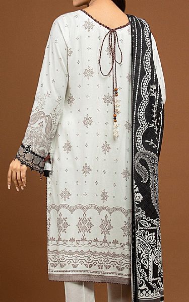 Edenrobe White Viscose Suit (2 pcs) | Pakistani Winter Dresses- Image 2