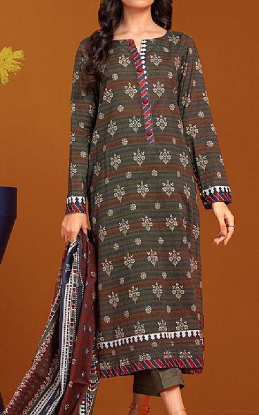 Edenrobe Hemlock Khaddar Suit | Pakistani Winter Dresses- Image 1