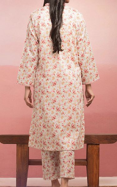 Edenrobe Off White Lawn Suit (2 pcs) | Pakistani Lawn Dress in USA- Image 2