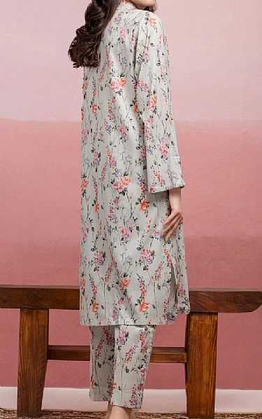 Edenrobe Grey Lawn Suit (2 pcs) | Pakistani Lawn Dress in USA- Image 2