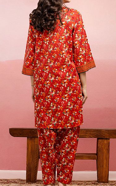 Edenrobe Scarlet Lawn Suit (2 pcs) | Pakistani Lawn Dress in USA- Image 2