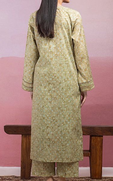Edenrobe Sage Green Lawn Suit (2 pcs) | Pakistani Lawn Dress in USA- Image 2