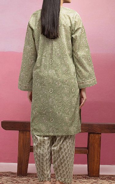 Edenrobe Pistachio Green Lawn Suit (2 pcs) | Pakistani Lawn Dress in USA- Image 2