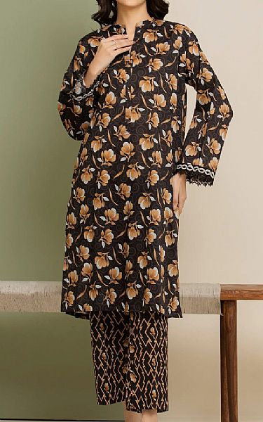 Edenrobe Black Lawn Suit (2 pcs) | Pakistani Lawn Dress in USA- Image 1