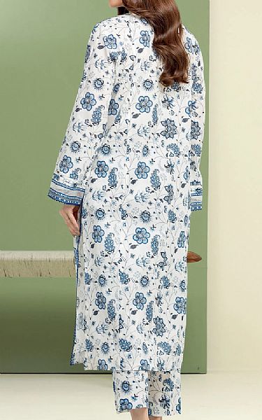 Edenrobe Off White Lawn Suit (2 pcs) | Pakistani Lawn Dress in USA- Image 2