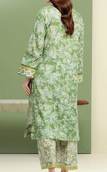 Edenrobe Green Lawn Suit (2 pcs) | Pakistani Lawn Dress in USA- Image 2