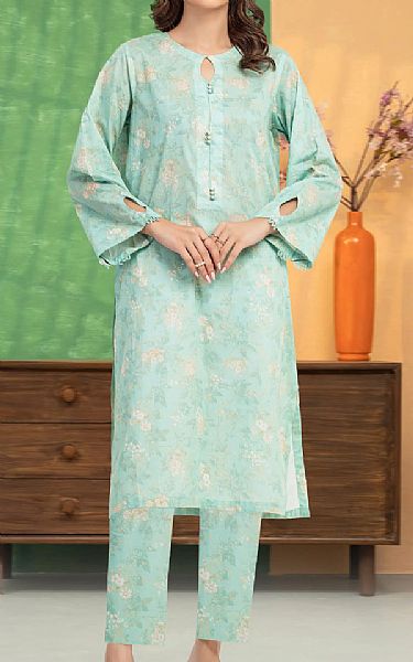 Edenrobe Pale Blue Lawn Suit (2 pcs) | Pakistani Lawn Dress in USA- Image 1