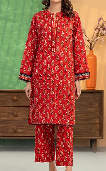 Edenrobe Scarlet Lawn Suit (2 pcs) | Pakistani Lawn Dress in USA- Image 1