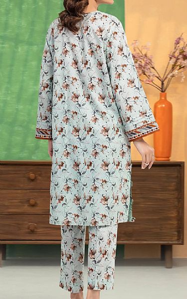 Edenrobe Off White/Pale Blue Lawn Suit (2 pcs) | Pakistani Lawn Dress in USA- Image 2