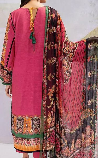 Edenrobe Brink Pink Khaddar Suit | Pakistani Winter Dresses- Image 2