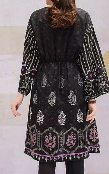 Edenrobe Black Khaddar Kurti | Pakistani Dresses in USA- Image 2