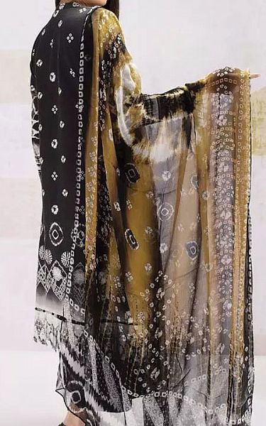 Edenrobe Black Khaddar Suit | Pakistani Winter Dresses- Image 2