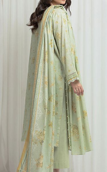 Edenrobe Light Green Lawn Suit | Pakistani Lawn Dress in USA- Image 2