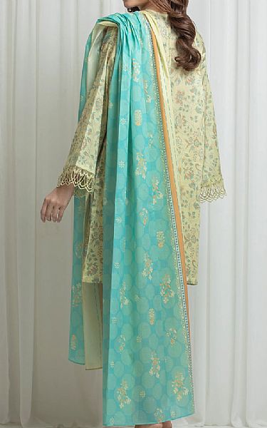 Edenrobe Light Green Lawn Suit | Pakistani Lawn Dress in USA- Image 2