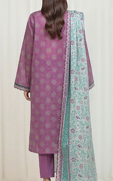 Edenrobe Purple Lawn Suit | Pakistani Lawn Dress in USA- Image 2