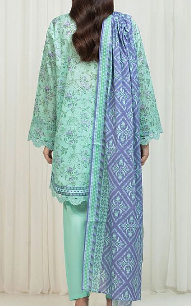 Edenrobe Aqua Lawn Suit | Pakistani Lawn Dress in USA- Image 2