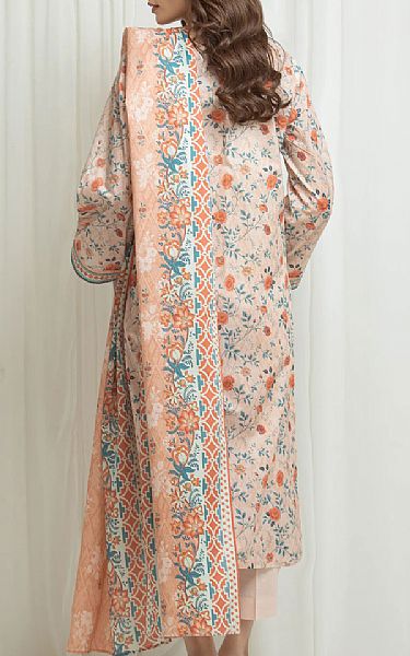 Edenrobe Peach Lawn Suit | Pakistani Lawn Dress in USA- Image 2
