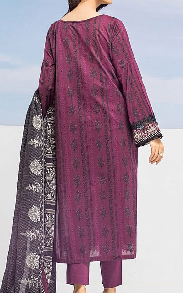 Edenrobe Boysenberry Lawn Suit | Pakistani Lawn Suits- Image 2