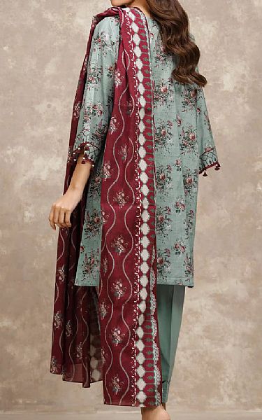 Edenrobe Summer Green Lawn Suit | Pakistani Lawn Dress in USA- Image 2