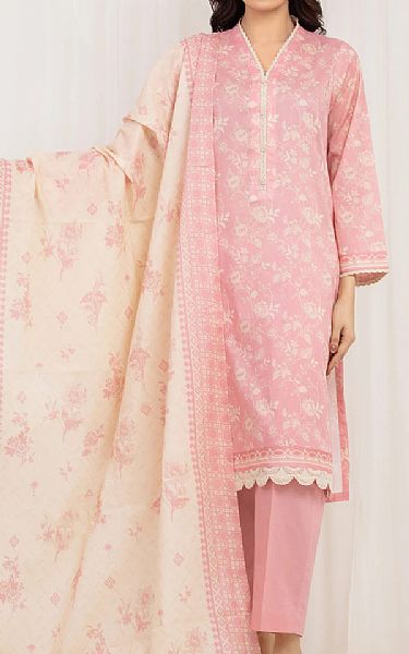 Edenrobe Pink Lawn Suit | Pakistani Lawn Dress in USA- Image 1