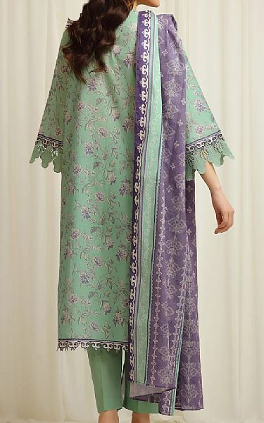 Edenrobe Mint Green Lawn Suit | Pakistani Lawn Dress in USA- Image 2