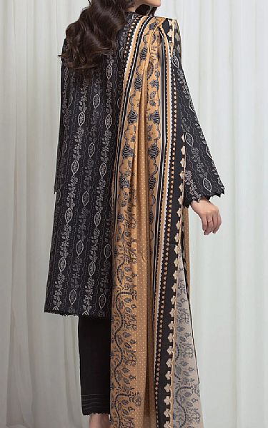 Edenrobe Black Lawn Suit | Pakistani Lawn Dress in USA- Image 2