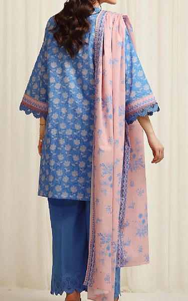 Edenrobe Blue Lawn Suit | Pakistani Lawn Dress in USA- Image 2