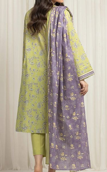Edenrobe Lime Lawn Suit | Pakistani Lawn Dress in USA- Image 2