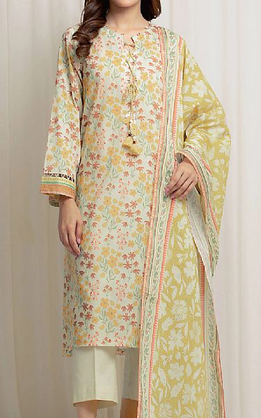 Edenrobe Multi Lawn Suit | Pakistani Lawn Dress in USA- Image 1
