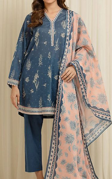Edenrobe Pickled Bluewood Lawn Suit | Pakistani Lawn Dress in USA- Image 1