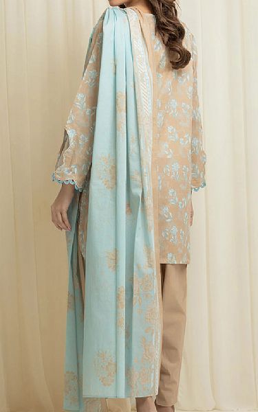 Edenrobe Fawn Lawn Suit | Pakistani Lawn Dress in USA- Image 2