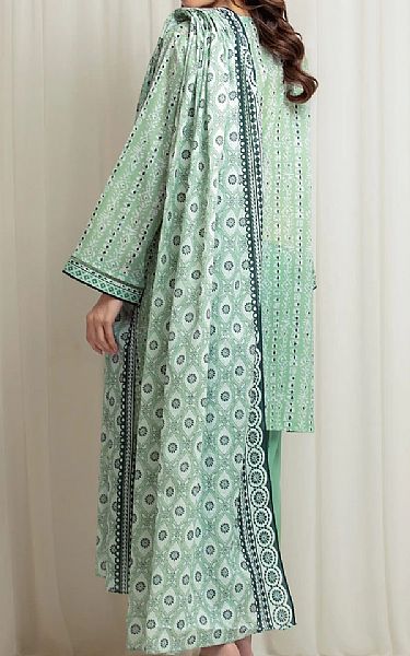Edenrobe Light Green Lawn Suit | Pakistani Lawn Dress in USA- Image 2